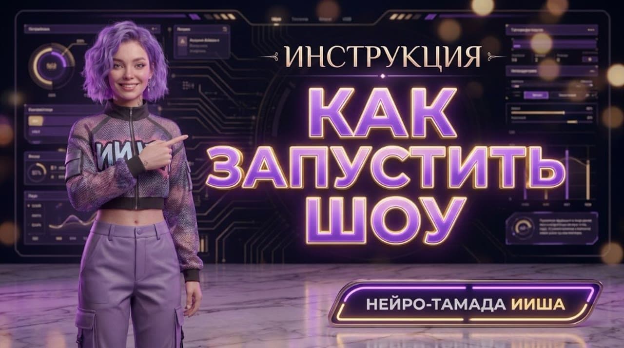Инструкция: как запустить шоу с нейро-тамадой ИИшей