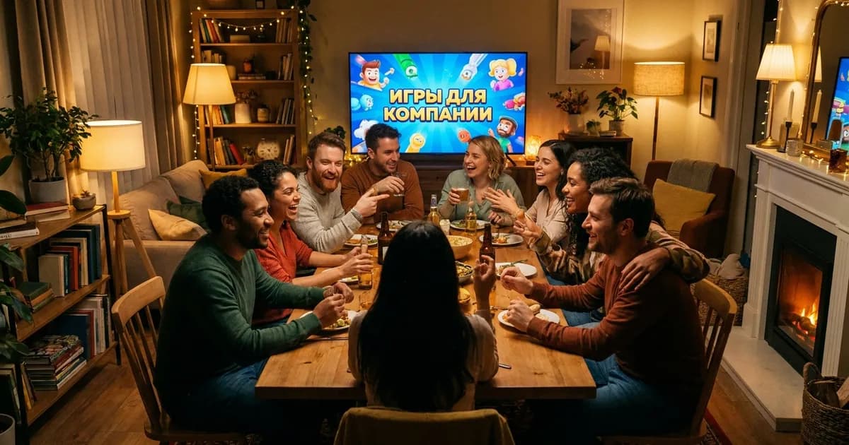 Игры для компании взрослых: топ веселых развлечений за столом и на экране — иллюстрация к статье